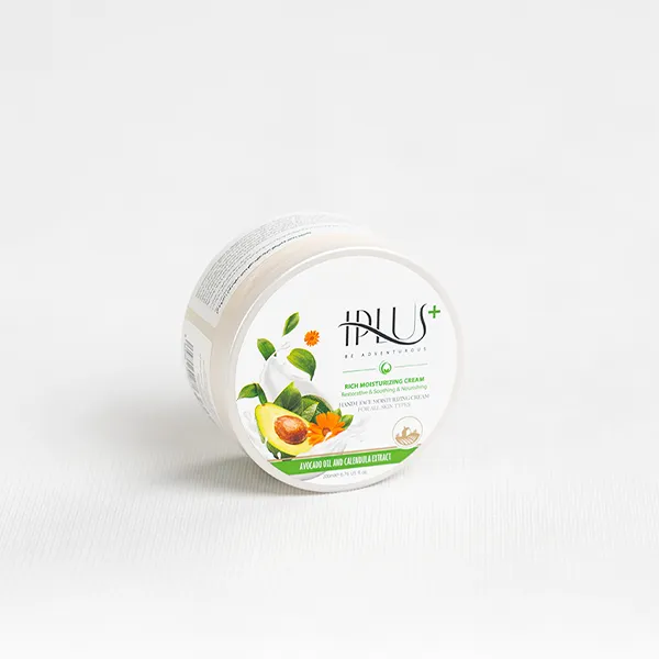 Iplus Rich Moisturizing Avocado And Calendula Cream 200 Ml